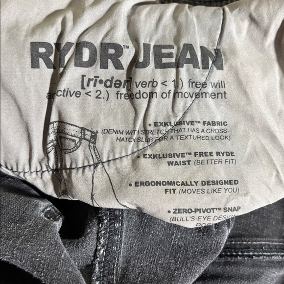 Men’s Black Distressed KUHL RYDR Jeans Size 36/32 - Picture 5 of 5